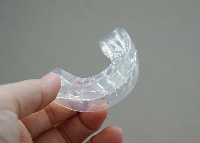 顎関節症の処置にはマウスピースを使うことが多いです。