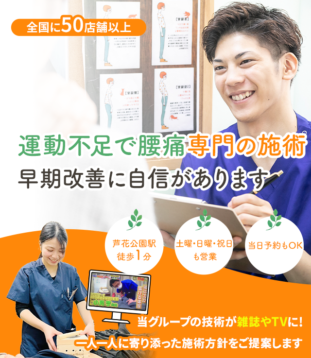 運動不足で腰痛でお困りの方へ
