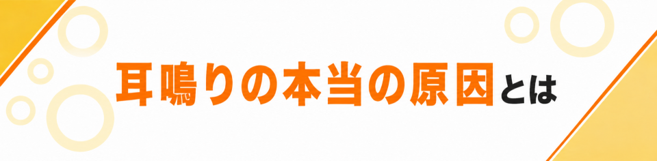 耳鳴りの本当の原因とは